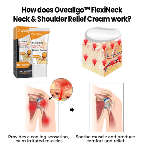 Product Details: Oveallgo™ FlexiNeck Neck & Shoulder Relief Cream