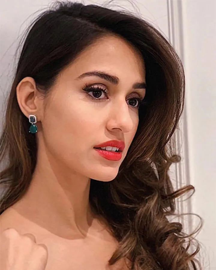 Disha Patani Wearing Curio Cottage Diamante Earrings 