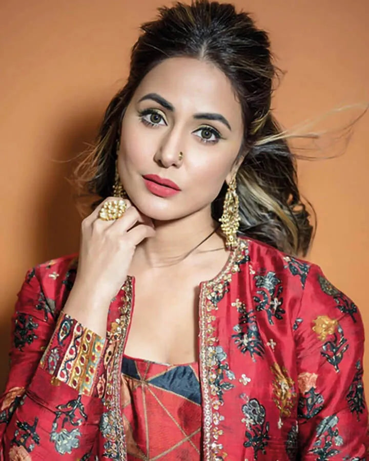 Hina Khan Wearing Curio Cottage Earring And Ring