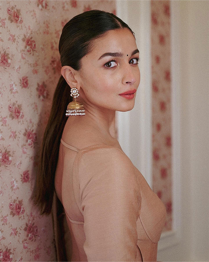 Alia Bhatt Wearing Curio Cottage Jhumkis