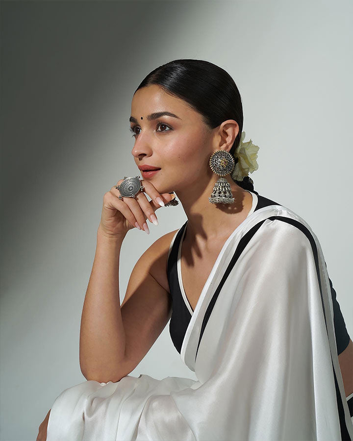 Alia Bhatt Wearing Curio Cottage Earring and Necklace