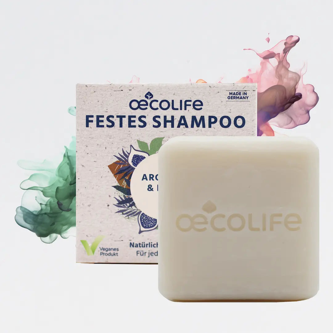 Ende von günstig Kaufen-Festes Shampoo Arganöl & Feige. Festes Shampoo Arganöl & Feige <![CDATA[PRODUKTDETAILS. 75g festes Shampoo. Natürliche Inhaltsstoffe, vegan. Verfeinert mit wertvollem Argan-Öl. Feuchtigkeitsspendend -ideal für trockenes Haar. Frei von