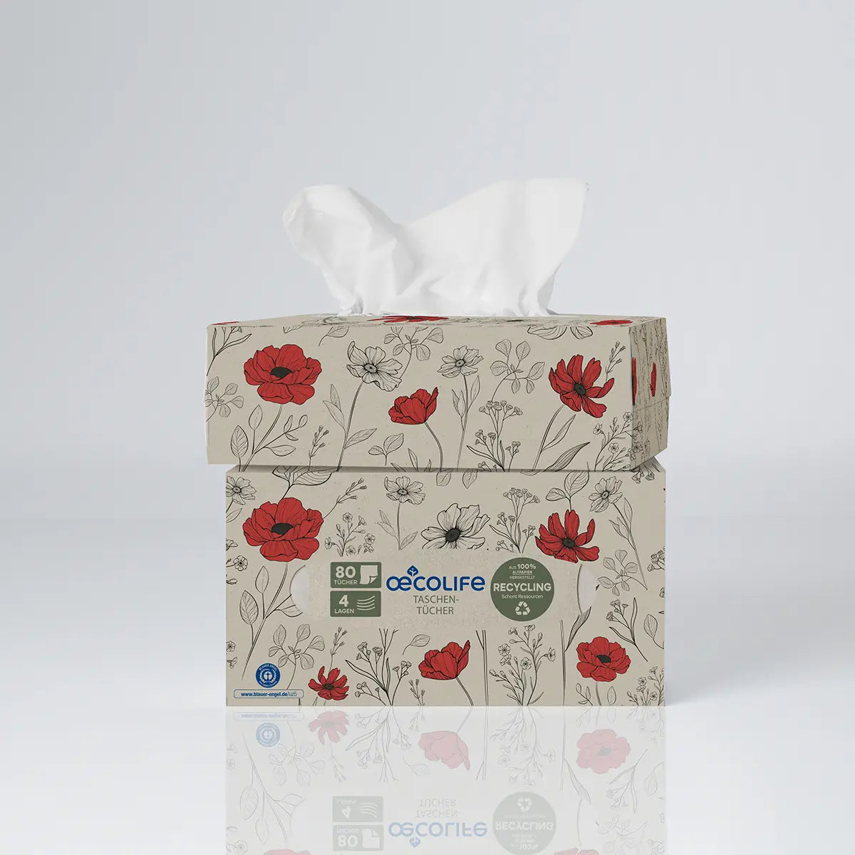 Tasche In günstig Kaufen-Taschentücher Poppy Flowers RECYCLING. Taschentücher Poppy Flowers RECYCLING <![CDATA[Produktdetails der Recycling-Taschentücher Poppy Flowers. • Vierfach verwöhnt: 4-lagige Papiertaschentücher. • Besonders weich und sanft. • Nachhaltig