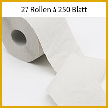 oecolife Toilettenpapier mit 250 Blatt