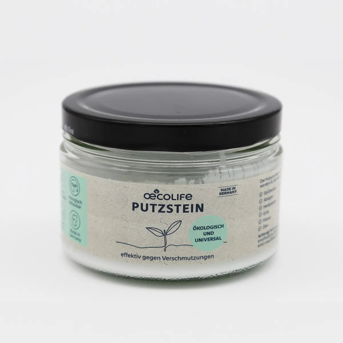 Made günstig Kaufen-Putzstein. Putzstein <![CDATA[Nachhaltig putzen dank diesem Produkt:. Inhalt: Putzstein im handlichen Glas 600g (15 % Seife, 85 % Poliermittel). Umweltfreundlicher Alltagshelfer. Reinigt, pflegt und schützt. Vegan und tierversuchsfrei. Made in Germany]]>