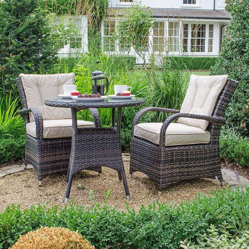 bistro set brown