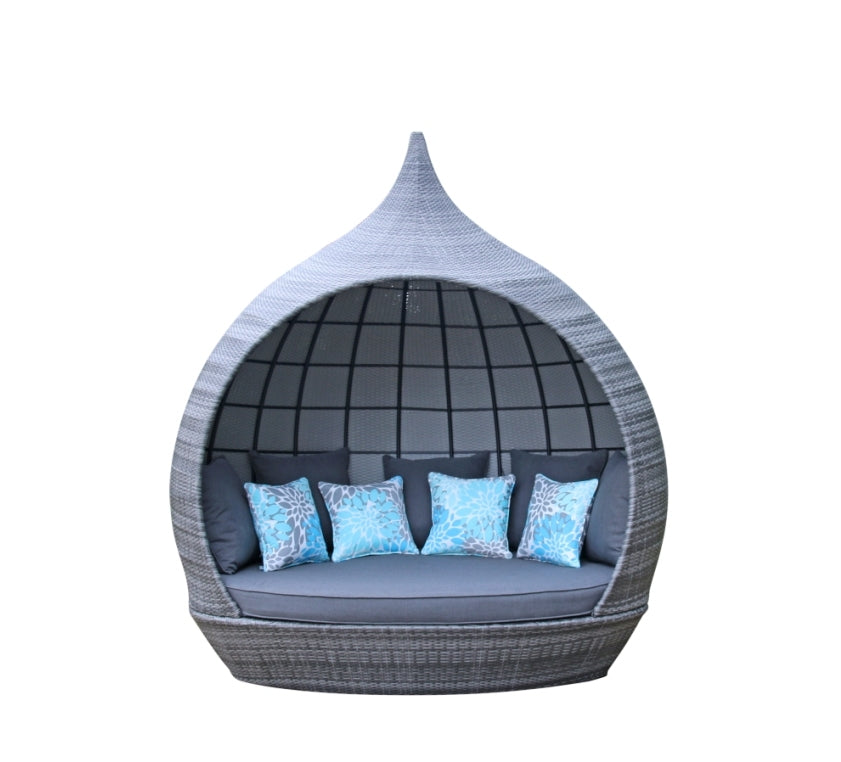 Image of Signature Weave Garden Furniture Pearl Grey Daybed