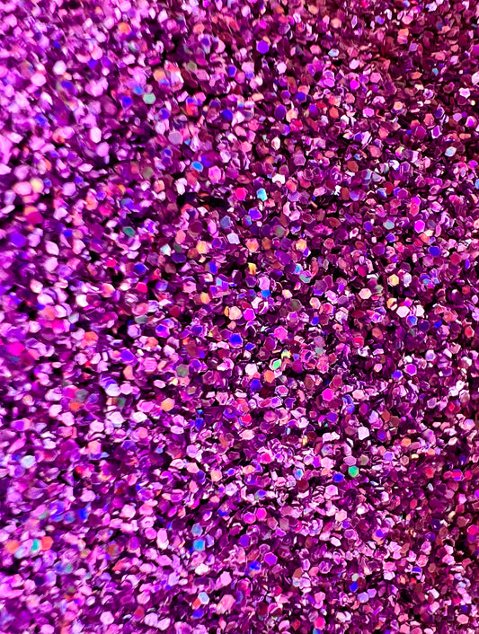 Superstar | Biodegradable Loose Chunky Glitter Mix - Rose Pink (6ml jar)