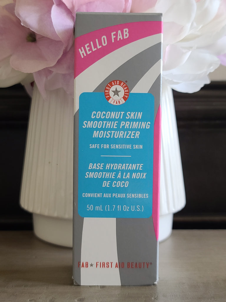 First Aid Beauty Hello FAB Coconut Skin Smoothie Priming Moisturizer –  Skintastic Beauty