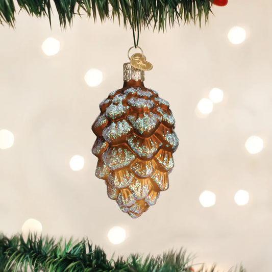 Gold-Brushed Pine Cone Ornaments with #myfavoritebloggers - the