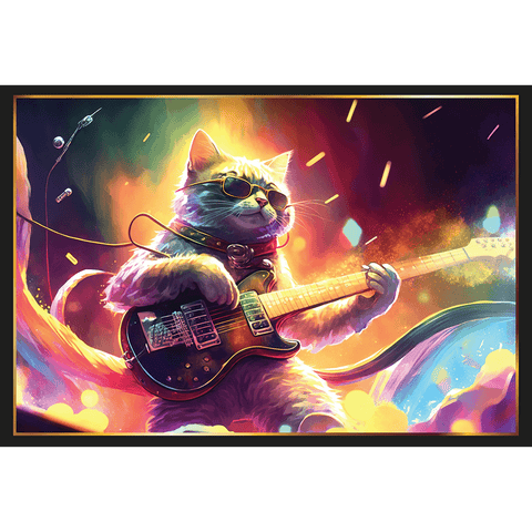 Rockstar cat puzzle 1000 pieces