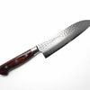 Yoshihiro VG-10 Hammered Damascus, HAA Japanese Chef's Santoku Knife 180 mm/7.1"