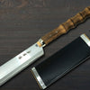 Sakai Takayuki Shirogami No.1 Migaki Japanese Chef's Chopper 180mm with Long Lacquered Oak Handle