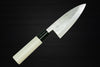 Kanetsune KC-500 White Steel 11-Layer Damascus Japanese Chefs Deba Knife 120mm