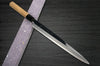 Sakai Takayuki Aoniko Blue 2 Steel Mirror Finish Japanese Chefs YanagibaSashimi 360mm