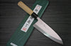 Yoshihiro White No.2 Supreme Jousaku JCHC Japanese Chefs Deba Knife 150mm with Magnolia Wood Handle