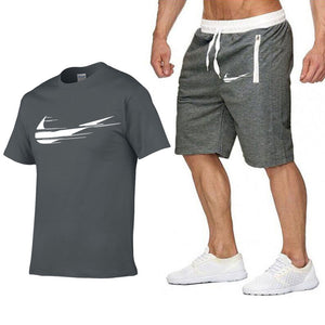 nike jogger shorts set