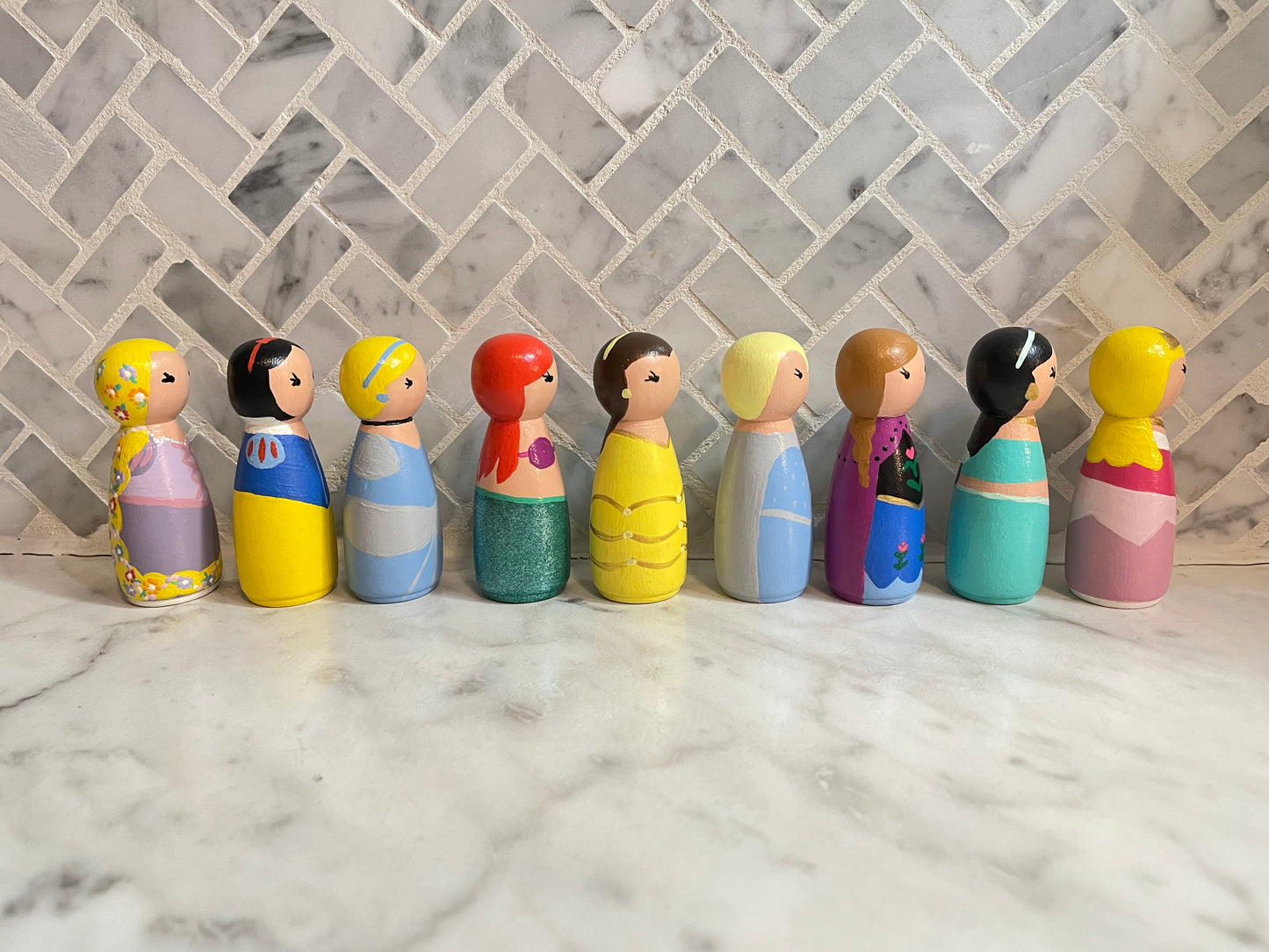 disney princess peg dolls