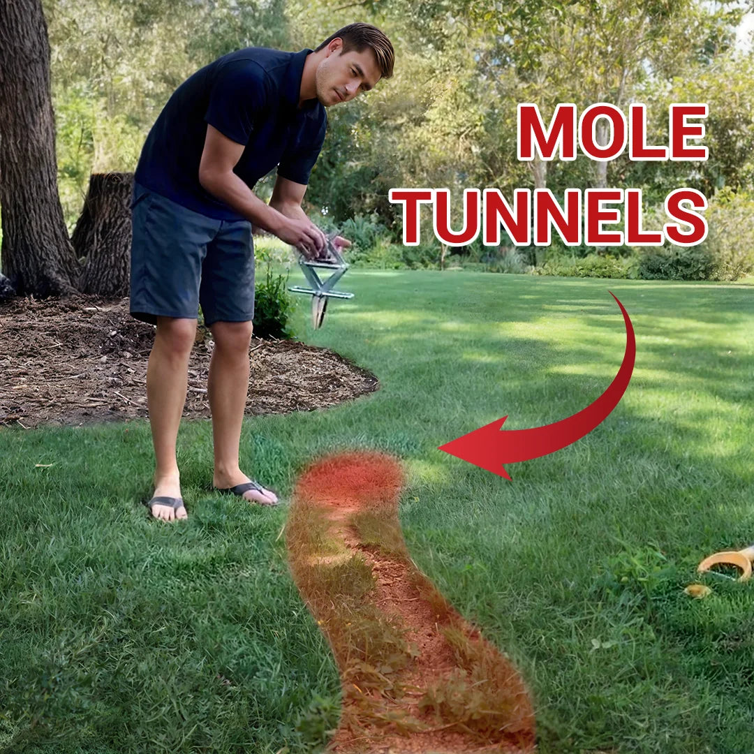 How to Set Up Your Polaflex Mole Trap. find trapline and how to trap moles