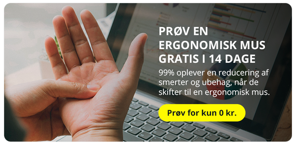 prøv en ergonomisk mus gratis