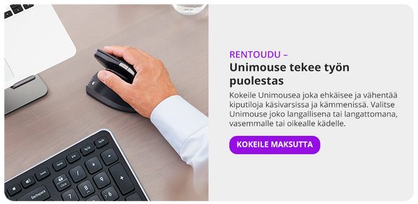 kokeile ergonomista pystyhiirtä jo tänään