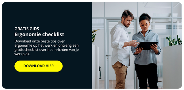 een printvriendelijke ergonomie checklist voor het inrichten van je werkplek