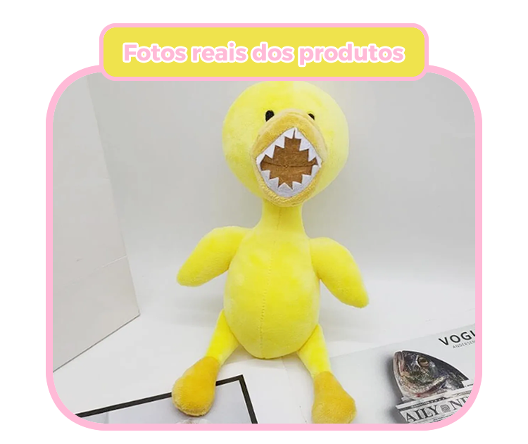 Yellow Boneco de pelúcia Rainbow friends Roblox