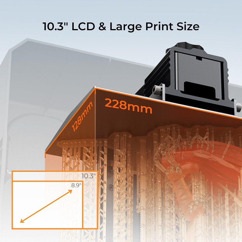 Creality 3D Halot-Mage CL-103L - 8K Resin 3D Printer Large Image