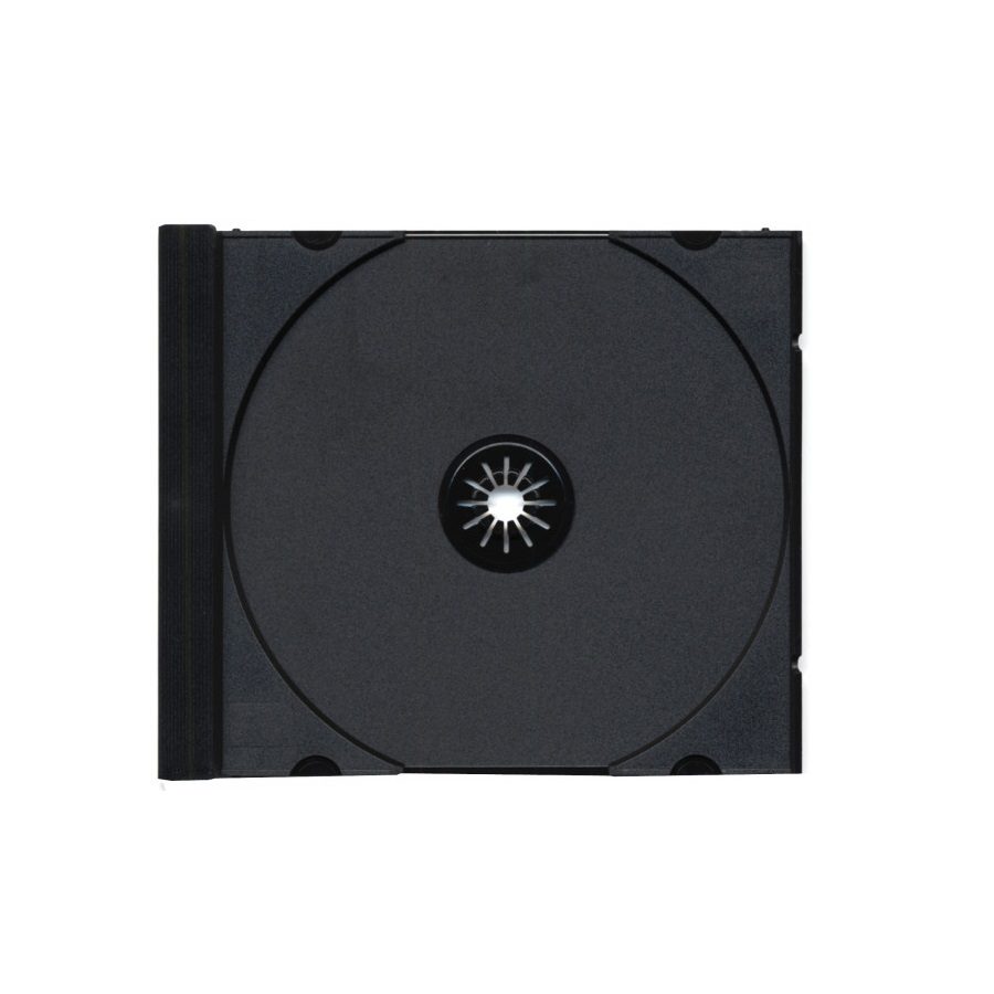 CD/DVD Disc Black Tray (Jewel Case Inserts) (100 Pack) Large Image