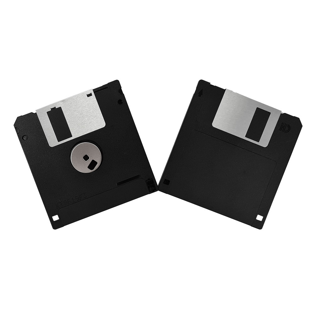 3.5" HD (2MB) Black XQ Floppy Disk (Diskette) Large Image