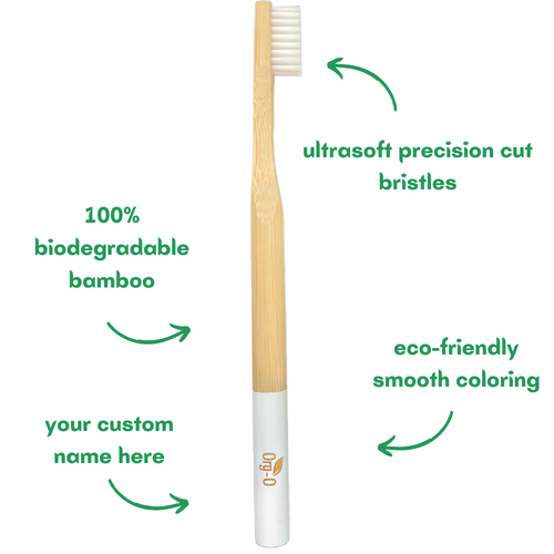 Custom Bamboo Toothbrushes for Dental practices