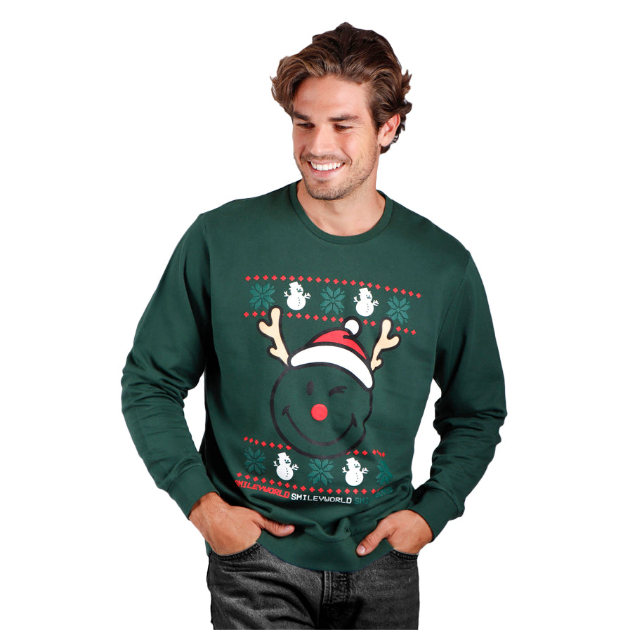 Sudadera Navidad Smile Hombre – Jerseys Navideños