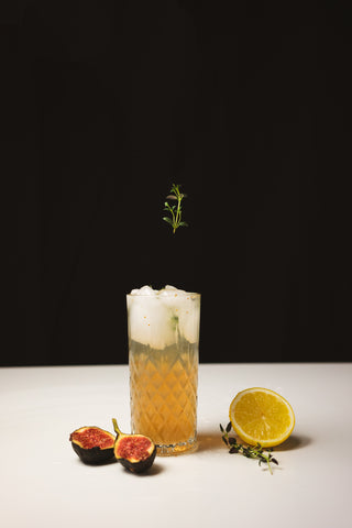 Cocktail Feige Rosmarin und Zitrone | Old Soggy Spiced Bourbon