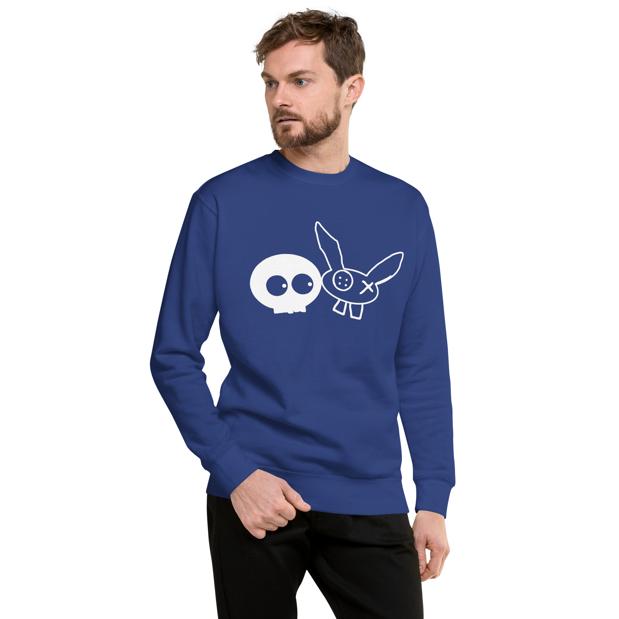 Royal Blue Super Soft mm Surfers Hoodie - morbid mates