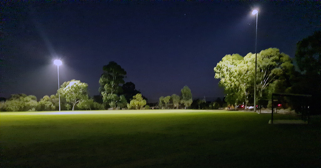 Clifton Reserve before LED lighting upgrade