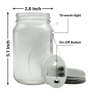 Mason Jar Light Specifications