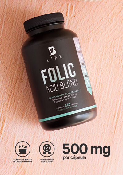 Ácido Fólico B Life® 240 Cápsulas 500 mg