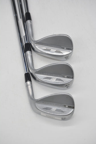 Titleist Vokey SM8 Tour Chrome 50, 54, 58 Degree Wedge Set Wedge Flex Golf Clubs GolfRoots 