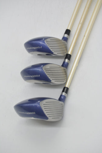 Women's Wilson Power Chamber 3W, 5W, 7W Wood Set W Flex Golf Clubs GolfRoots 