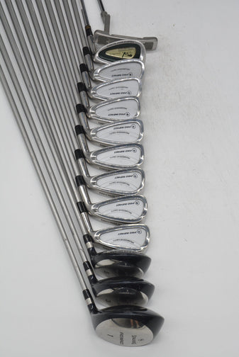 Spalding Pro Impact Mixed Full Set S Flex -0.25" Golf Clubs GolfRoots 