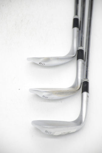 Cleveland RTX 4 Tour Satin 50, 56, 60 Degree Wedge Set S Flex Golf Clubs GolfRoots 