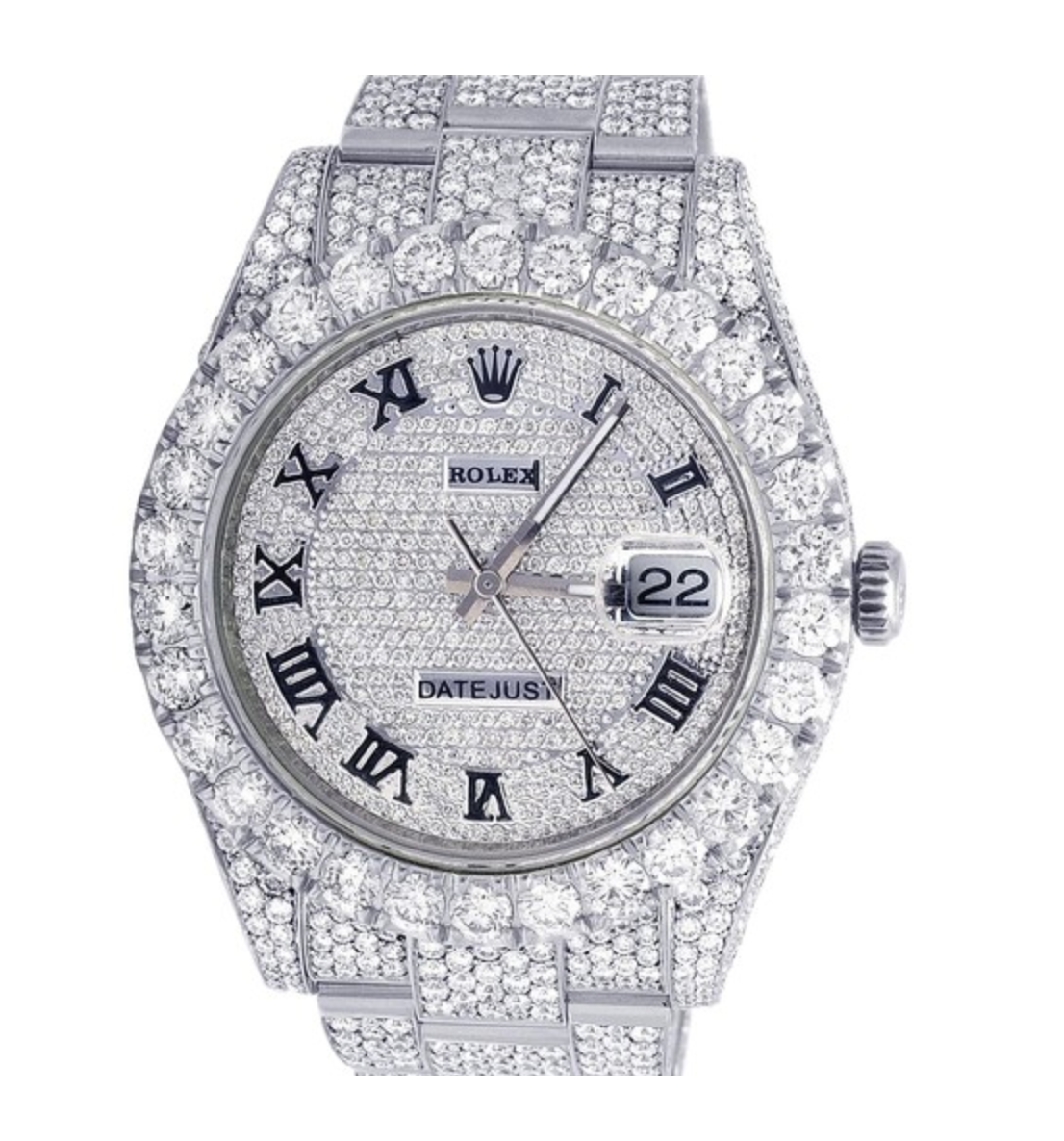 all diamond rolex