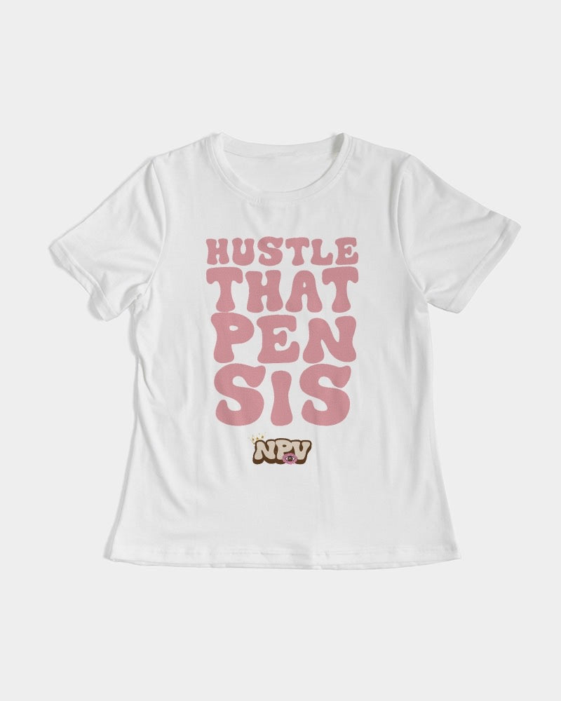 Hustle That Pen Sis Shirt (White)
