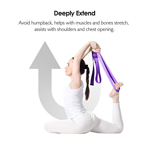 REEHUT Stretching Strap Carrying Bag Exercise Stretch Straps for Athletic Trainers Physical Therapists with Loops Ebook 