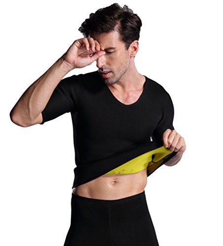 Sauna Slimming Vest Body Shaper For Men Waist Trainer Hot Sweat Suit  Workout Shapewear Neoprene Compression Shapers Tank Top Thermal Shirt