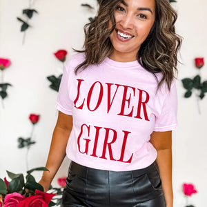 Lover Girl Valentine's Day Tee - Sora Binti Boutique