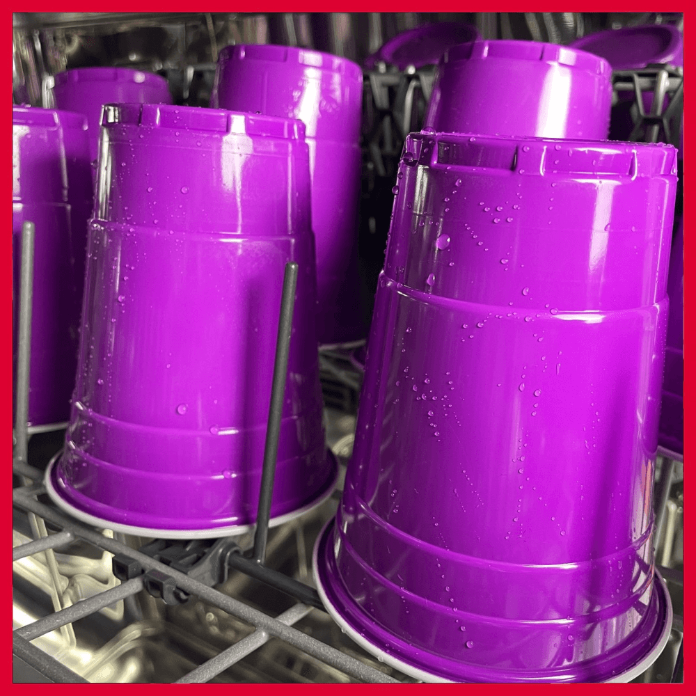 Purple Cups - lila Plastikbecher