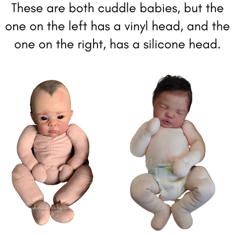 What's the Difference Between a Cuddle Baby and a Reborn? Silicone and  Vinyl? – Reborn Dolls by Sara