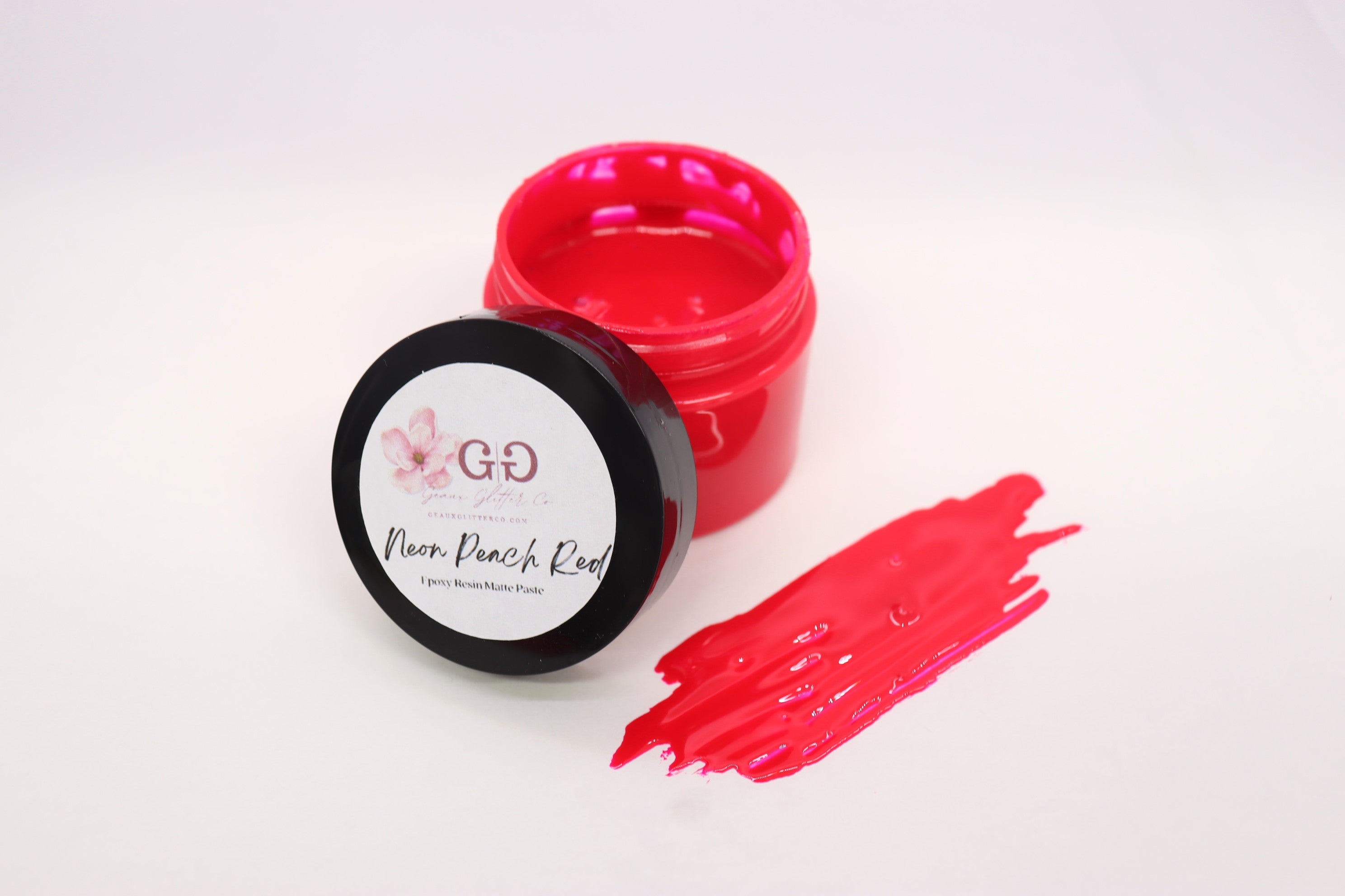 Neon Red Epoxy Resin Pigment Paste – Geaux Glitter Co.