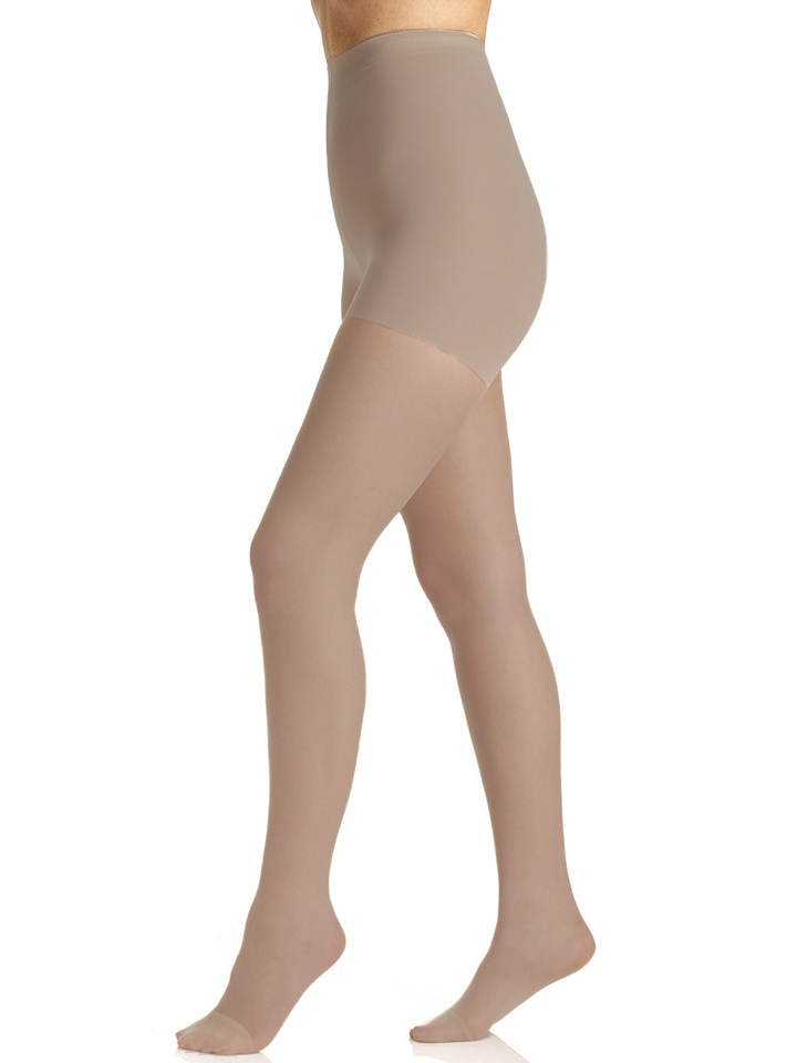 Just My Size Womens Control Top, Reinforced Toe Pantyhose 4-Pack, 2X,  Suntan 